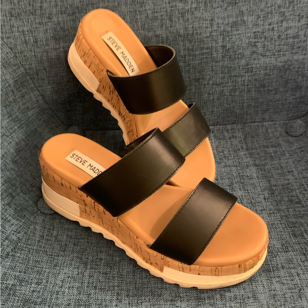 Steve Madden Platform Sandals Size 5 Worn Once